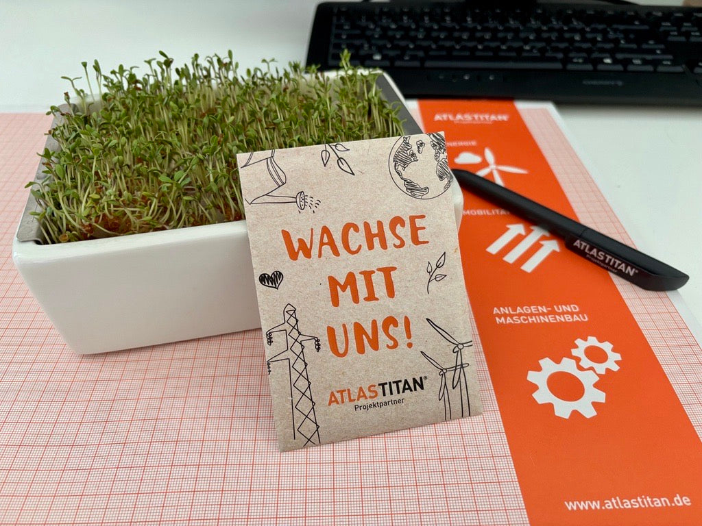 Kressesamen "Wachse mit uns!"