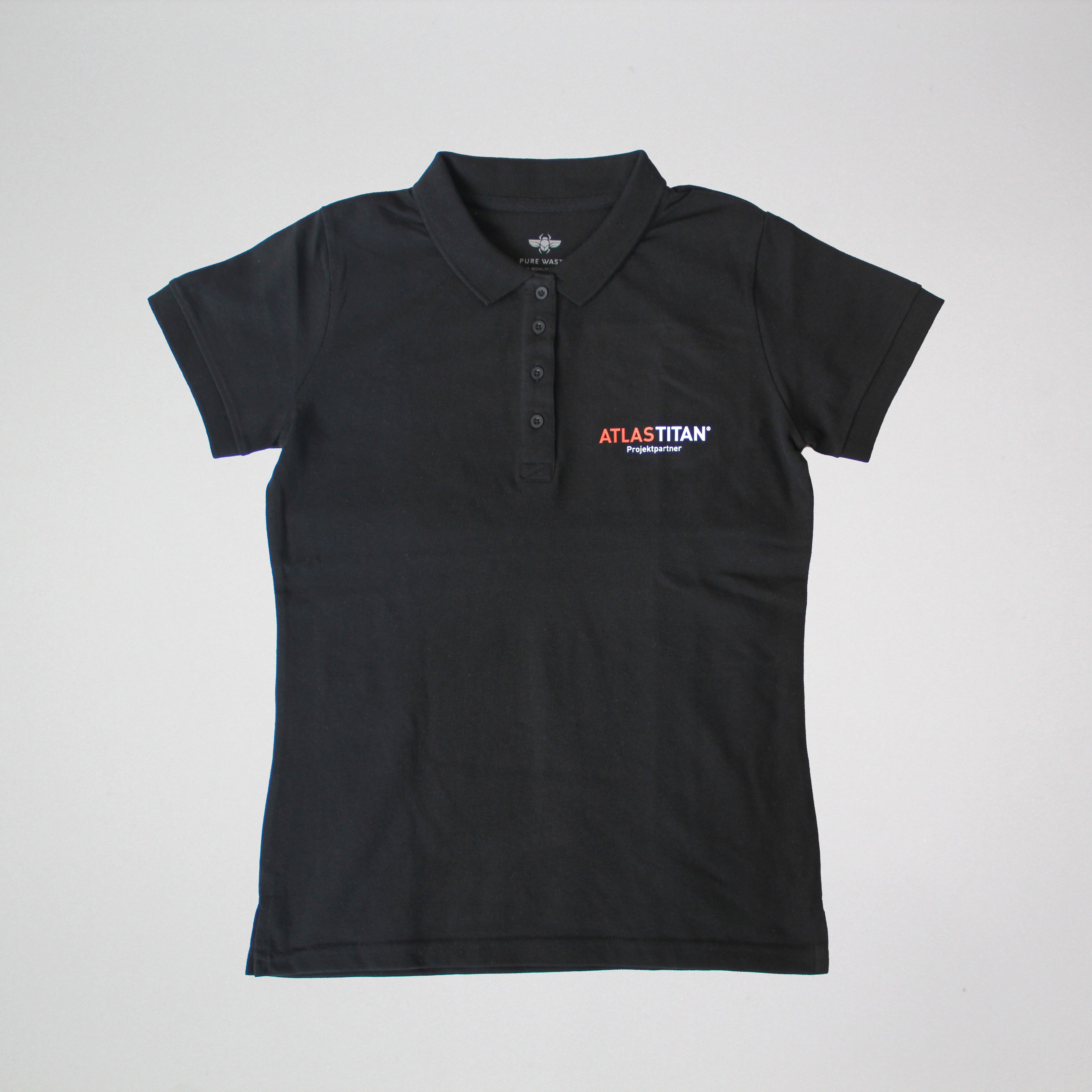 PureWaste Polo in Schwarz