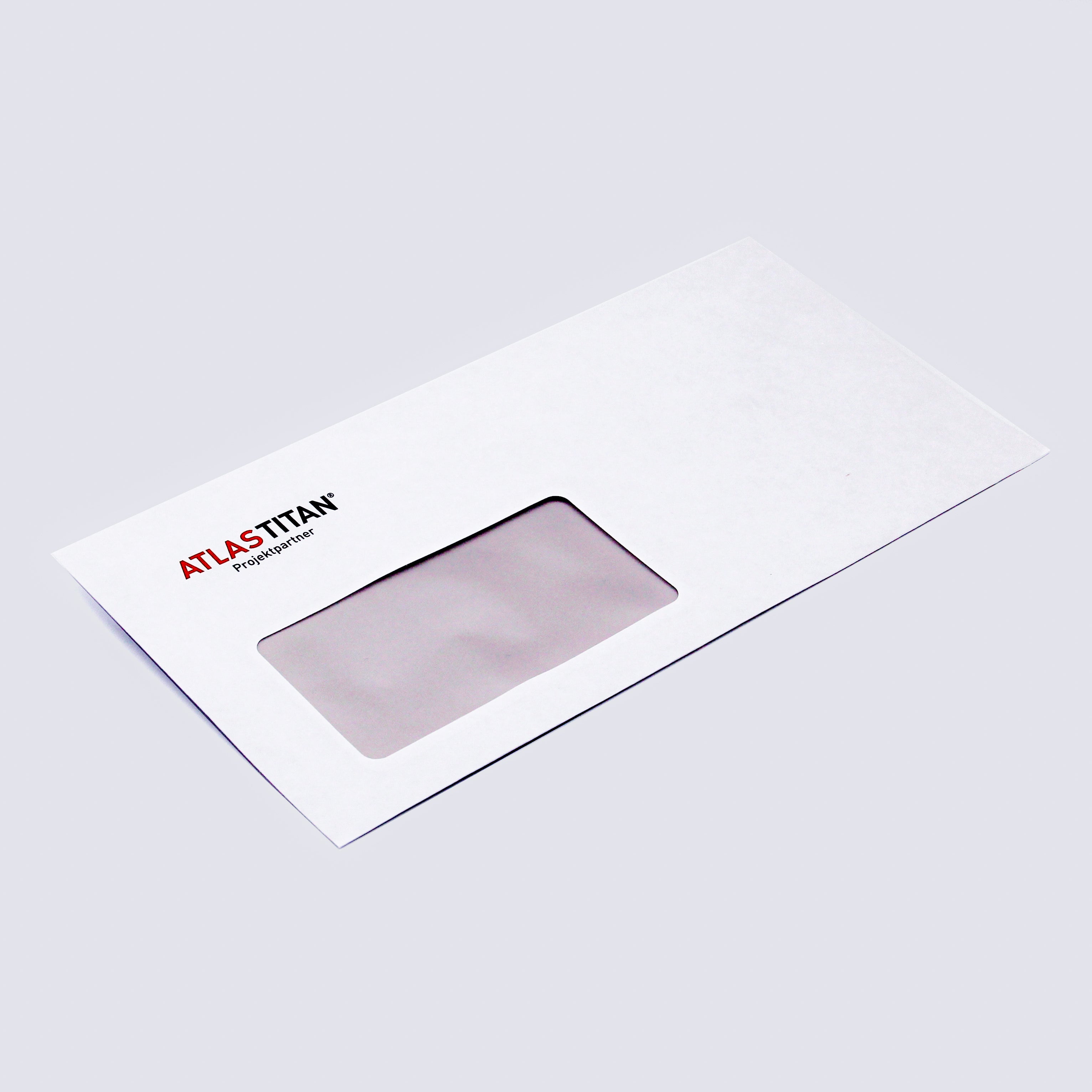 Briefumschlag DIN lang mit Fenster