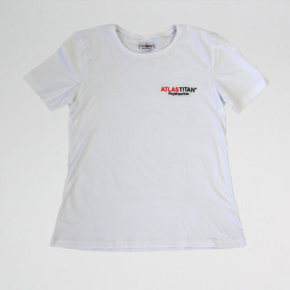 FIRST WEAR T-shirt weiß mit Stick